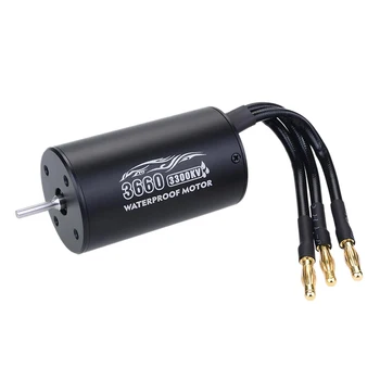 

Hot 3660 Sensorless Brushless Waterproof Motor for 1/10 RC HSP Bigfoot SCX10 Climbing Car Truck Part 3300KV