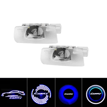 

2pcs CAMRY Logo Light Courtesy Light For Camry Prius Harrier HighLander Land Cruiser Prado 2700/4000/3500 CHR Car Door Light