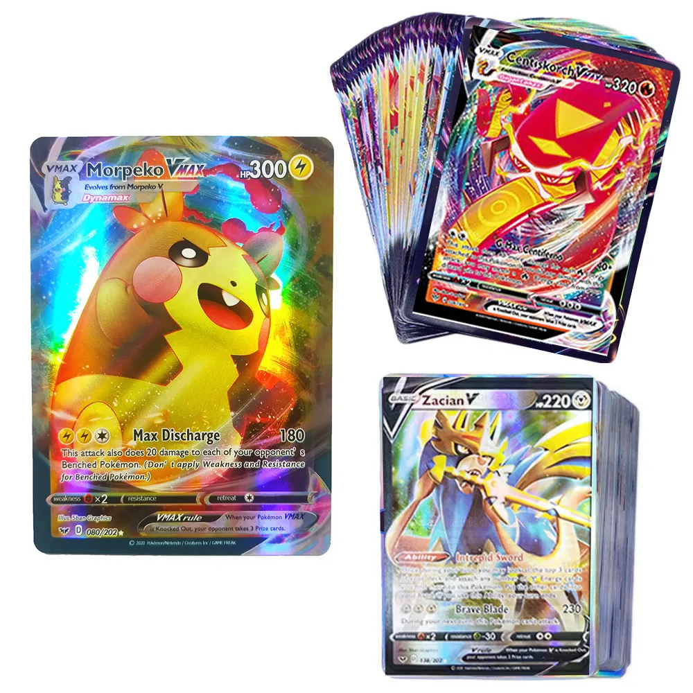 30pcs Box Pokemon Cards V Vmax Shining Card English Collection Trading Battle Game Card Best Selling Kids Takara Tomy Toys Gift Game Collection Cards Aliexpress