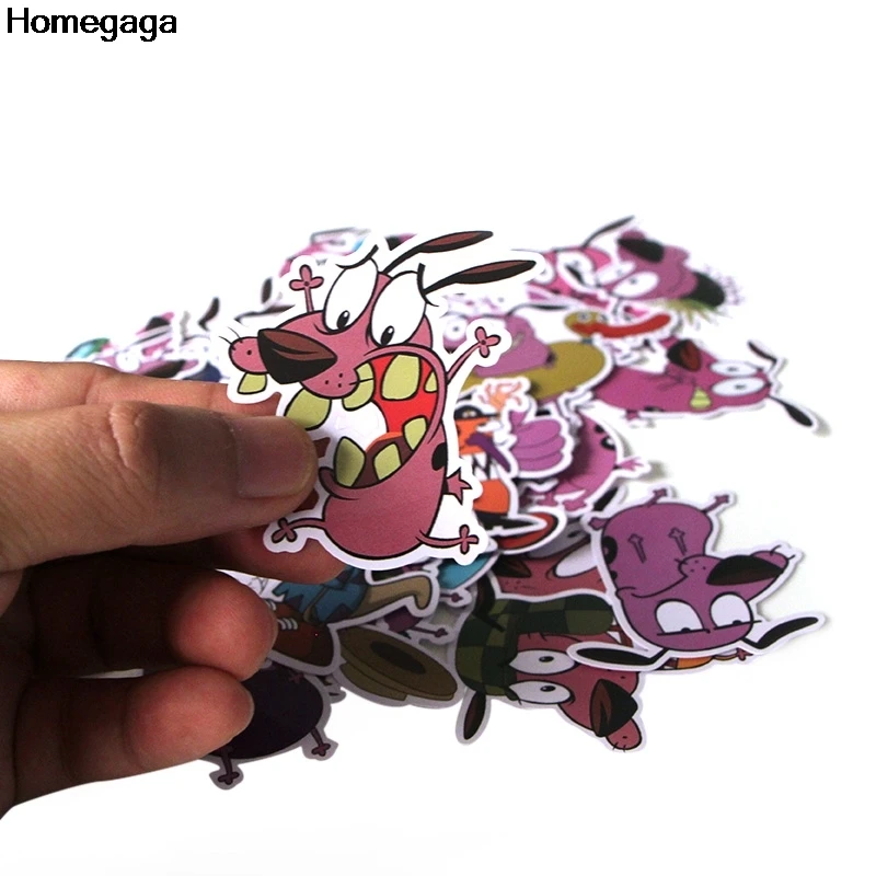 20 компл./лот Homegaga 38 шт./компл. мужество трусливый собаки diy милое с принтом косплэй, записная книжка для телефона Скрапбукинг наклейки D2010