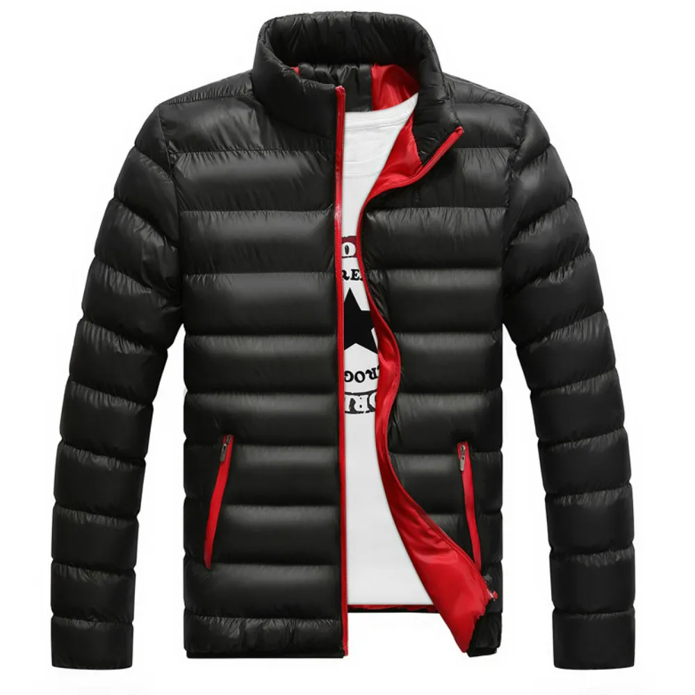

2019 autumn and winter new autumn and winter jacket men's autumn and winter warm brand jacket Slim men's coat jacket windbreaker