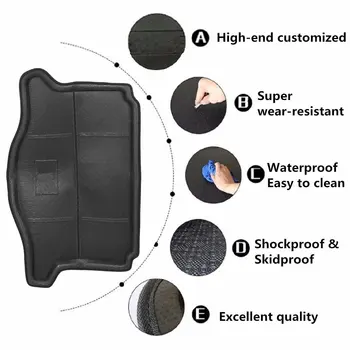 

Hot Trunk Boot Cargo Car Rear Mat Waterproof Liner Tray For Honda Jazz Fit 2014 2015 2016