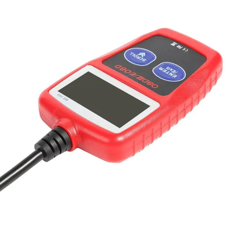 MS309 OBD2 автомобильный диагностический инструмент OBDII сканер EOBD ABS пластик