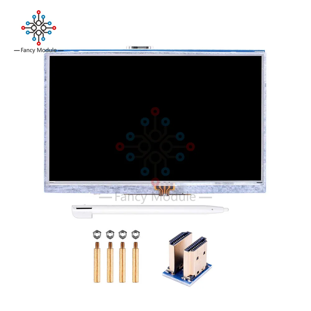 5-дюймовый сенсорный экран diymore 800x480 TFT ЖК-дисплей интерфейс с сенсорной ручкой для