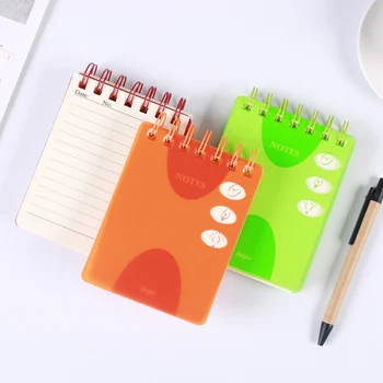 

1Pc Portable NotePad Foreign Language Learning Coil Book Vocabulary Portable Pocket Notebook Diary Notepad Travel Log Books