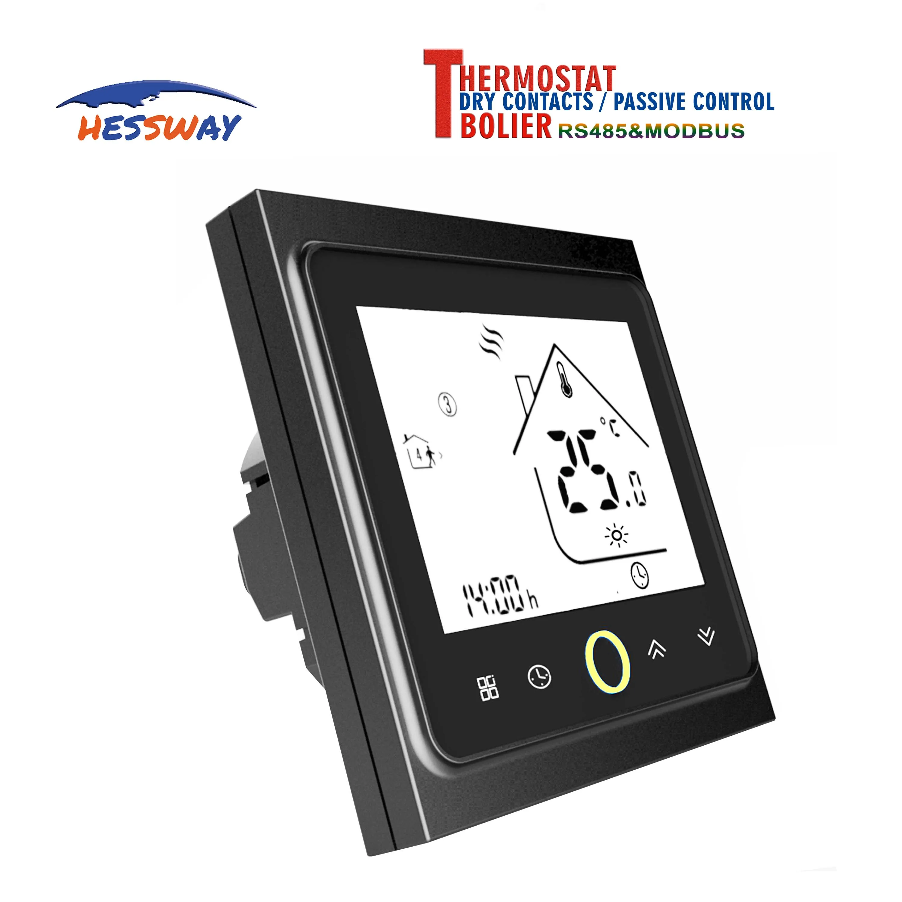 Контроллер modbus HESSWAY программируемый комнатный термостат для газового бойлера