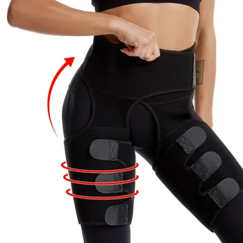 

2020 Neoprene Thigh Shaper Sweat Thigh Trimmers Leg Shaper Lose Weight Slimming Belt Butt Lifter Compress Belt Men Women Shapers