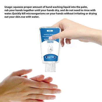 

Alcoholfree Aminoacid Sterilization Hand Wash Gel Refreshing Hand Gel For Adults Children Sanitizer