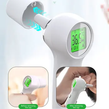 

Forehead & Ear Temperature 2 in 1 High-Precision Non-Contact Thermometer Electronic Infrared Home For Baby Adult