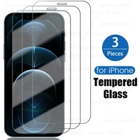 3PCS display-schutzfolien für iphone12 gehärtetem glas für iphone 12 mini rüstung schutz glas auf ich telefon 12 11 pro max film abdeckung