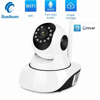 

2MP IP Wifi Camera 1080P 355 Degree Pan Tilt Home Security Wireless Camera Two Way Audio SD Card Slot Night Vision IR CCTV Cam