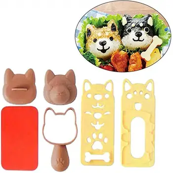 

DIY Sushi Mini Rice Tools Selling Kitchen Gadgets Cute Cartoon Sushi Nori Rice Mold DIY Tool Sushi Tools Food grade silicone