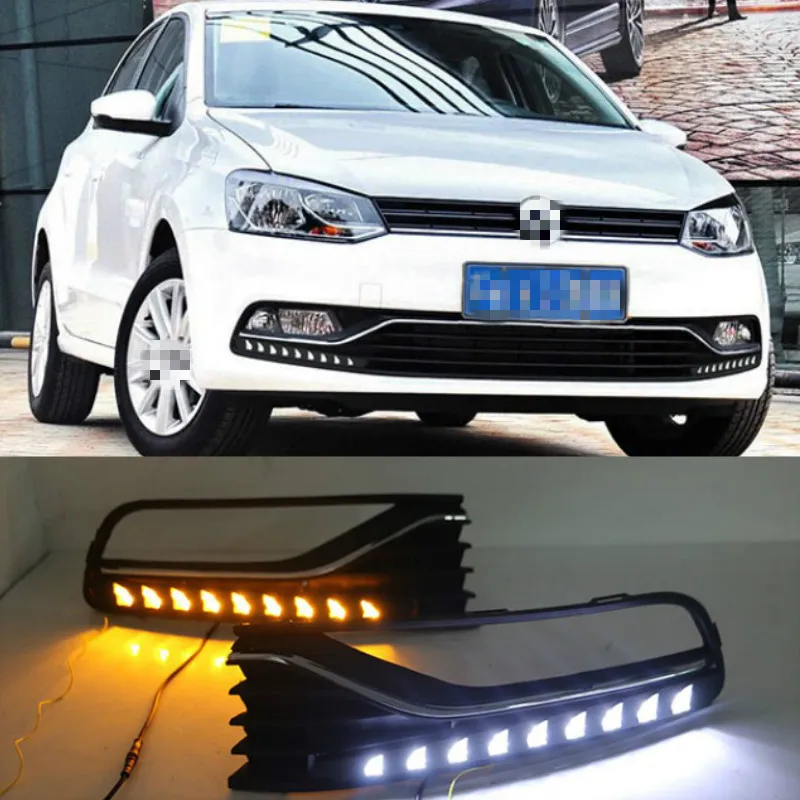 Дневные ходовые огни для Volkswagen VW Polo 2014 2015 2016 2017 2 шт. | Автомобили и мотоциклы