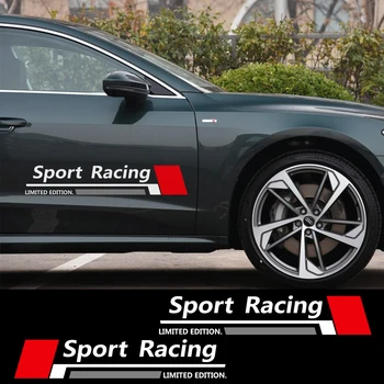 

Car Stickers Side Door Decor Stickers for Toyota Yaris C-HR Skoda Octavia A5 A7 Racing Sport Decals Auto Car Accessories