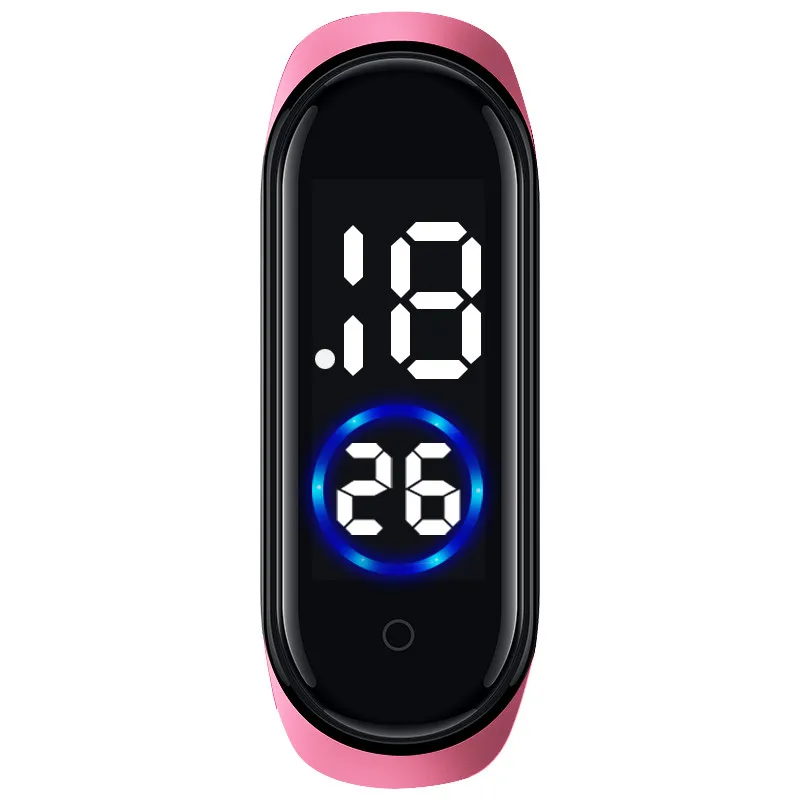 Унисекс цифровой светодиодный спортивные часы силиконовый ремешок наручные часы мужские детские модные спортивные часы электронные цифровые часы подарки@ 5