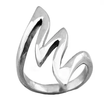 

Fanssteel Stainless Lightning Bolt Symbol Ring FSR08W06