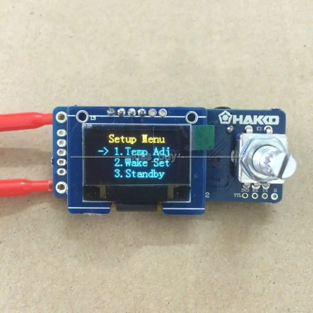 Painel Lcd para Hakko Estação de Ferro de Solda Digital Placa Controladora de Temperatura Oled T12