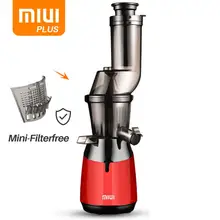 Special Price MIUI Slow juicer Cold press 7 level slow masticating juice extractor Mini-FilterFree patented Deft design 2020 PLUS Model Special Price MIUI Slow juicer Cold press 7 level slow masticating juice extractor Mini-FilterFree patented Deft design 2020 PLUS Model