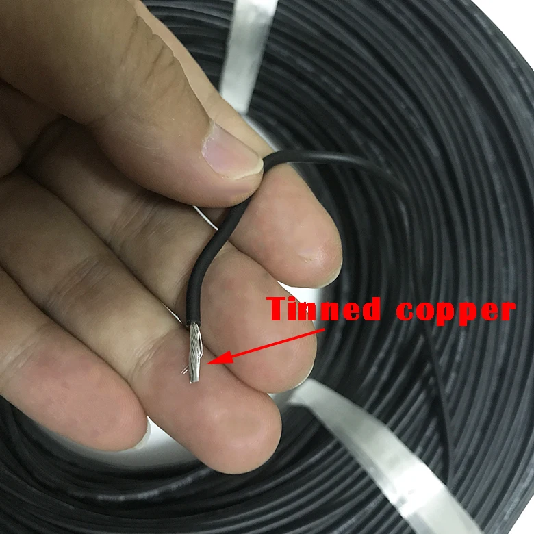 Высоковольтный резиновый провод 18AWG 22AWG луженая медная проволока термостойкая Высоковольтная модель игрушки исходящие разъемы черный зеленый