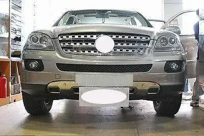 Для Mercedes Benz W164 ML350 2006-2009 Нержавеющая Накладка на бампер