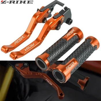 

For KTM RC8 RC8R RC 8R 8 R 2009 -2013 2014 2015 2016 CNC Motorcycle Accessories Brake Clutch Levers Handlebar Hand Grips ends