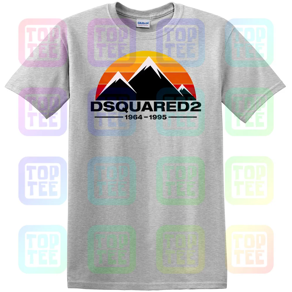 Новая мужская футболка Dsq2, футболка унисекс с принтом «закат», Размер: S-3XL
