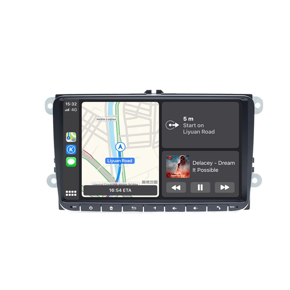 Android 9,0 автомобильный Muiltmedia плеер с CarPlay для VW GOLF 5 6 Polo Passat CC Jetta Tiguan Skoda радио gps навигация