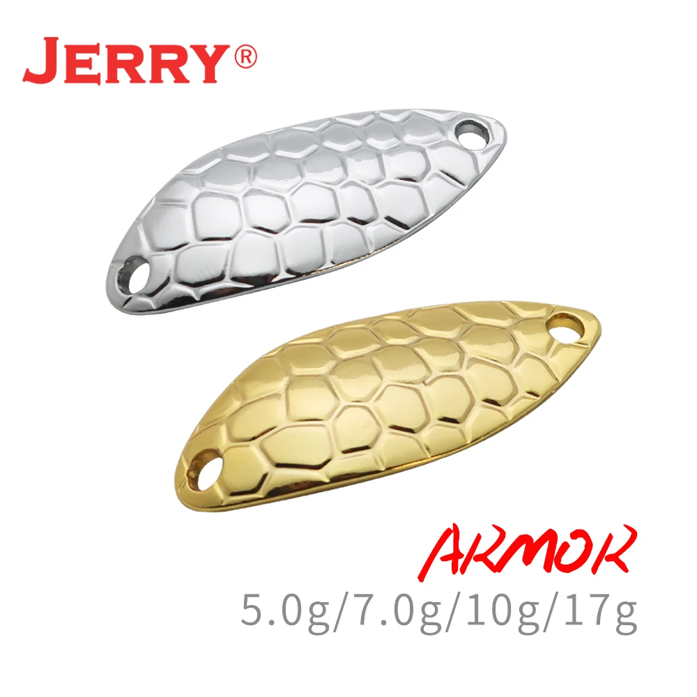 Jerry unpainted fishing spoons blank body metal lures Armor lake area