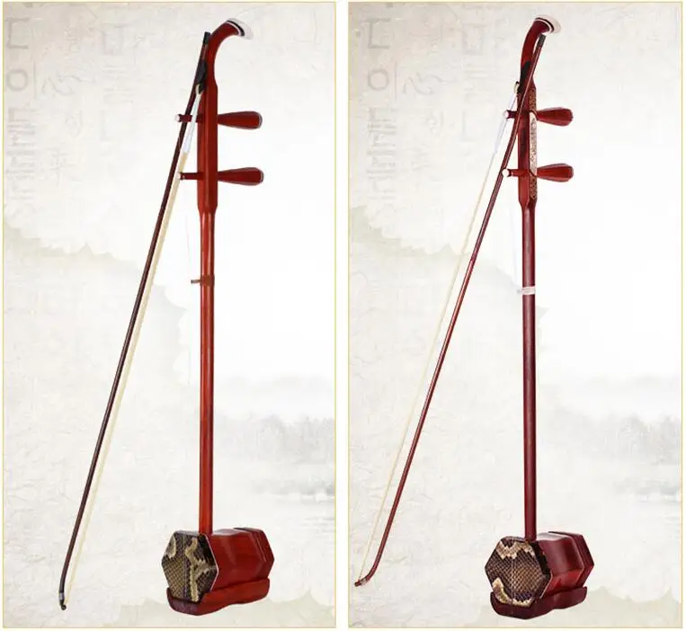 Instrumento musical chino erhu tradicional urheen instrumento de dos