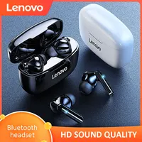 Lenovo bezprzewodowe słuchawki XT90 TWS Bluetooth 5.0 sportowe słuchawki dotykowy przycisk IPX5 wodoodporne zatyczki do uszu z 300mAh ładowania Box
