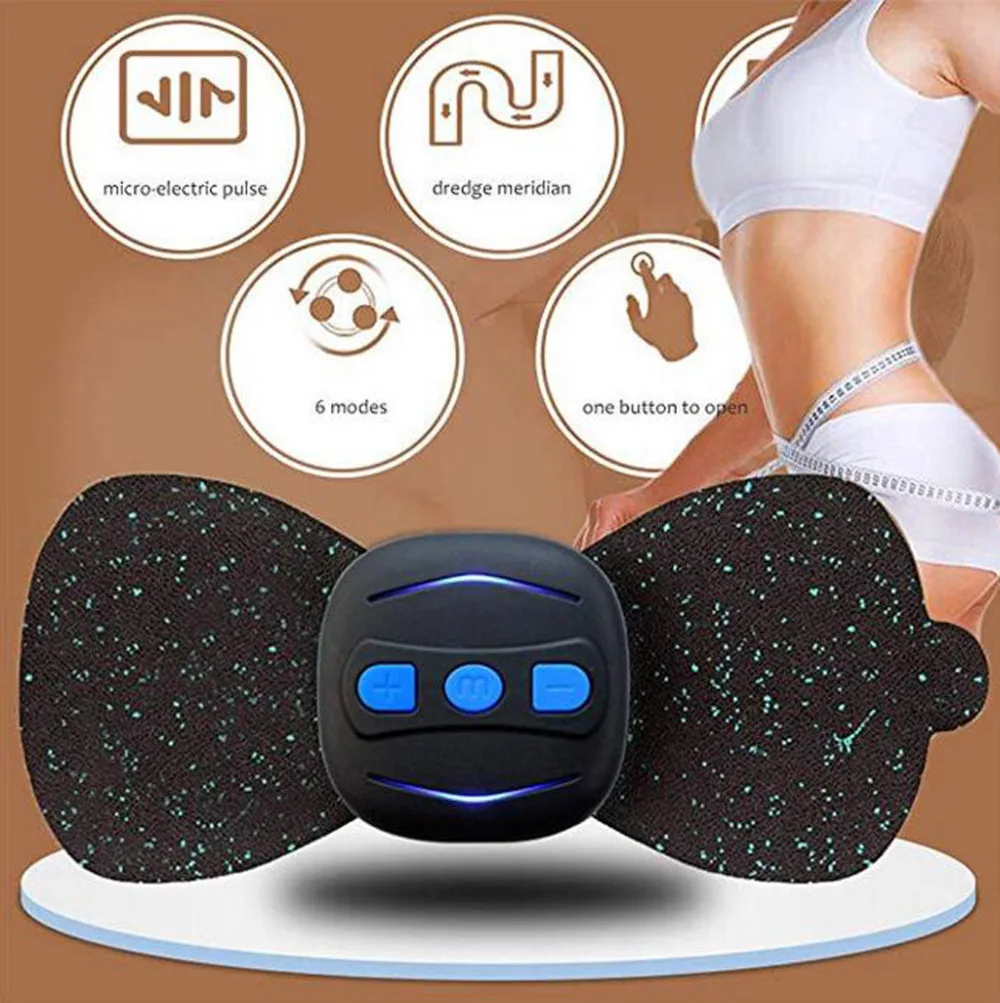 Portable Mini Cervical Massager Rechargeable Tissue Wireless Neck Massager for Muscles in the Neck ABS Muscle Stimulator #4R03 (6)