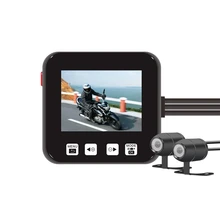 SYS мотоцикл Dash Cam Камера, 2-дюймовый TFT Screen1080P+ 720P Wi-Fi Водонепроницаемый мини мотоцикл Камера(G-sensor) Сенсор MIrrolink 140 De