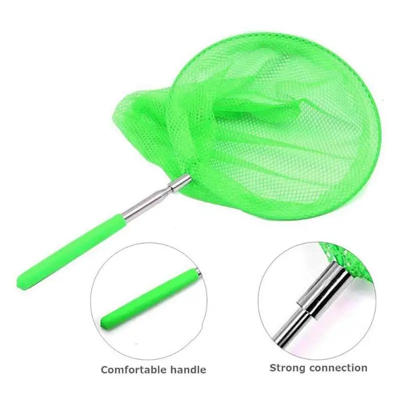 Hot Sale Fishing Net Delicate Design 3x Children Fishing Nets Stainless Steel Telescoping Foldable Landing Net Pole