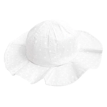 

Boys and girls fixed belt spring and autumn shade bucket hats exquisite portable travel wide brim daily children foldable leisur