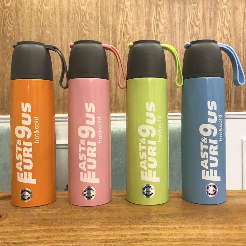 

Insulated Cup Men's Women's Stainless Steel Students Water Cup Large Capacity Vacuum Cup Portable Creative Bottle 500 Ml