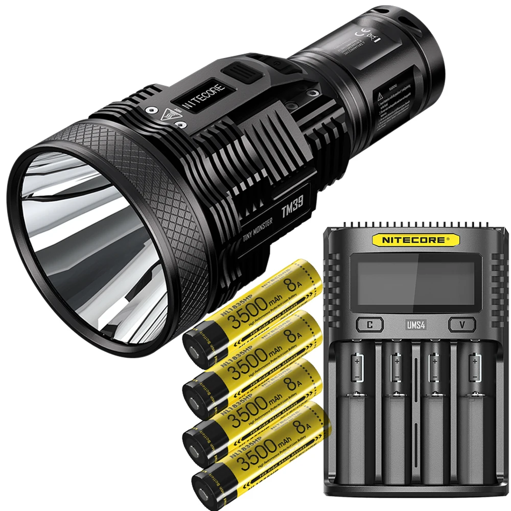 Светодиодный прожектор NITECORE TM39 Lite перезаряжаемый фонарь с аккумулятором 18650