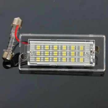 

2pcs Error Free Car LED License Plate Light Lamp For BMW X5 E53 X3 E83 03-09 High Quality LED Module 50000 MCD Super White