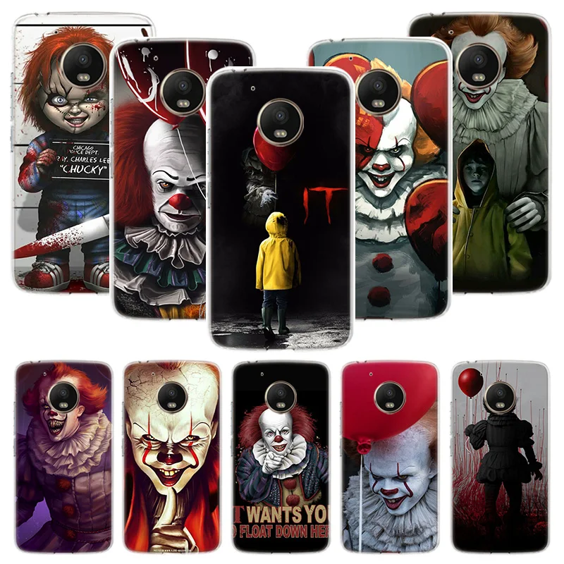 Чехол Pennywise Клоун для Motorola Moto G8 G7 G6 G5S G5 E6 E5 E4 Plus G4 Play Power X4 One Action чехол