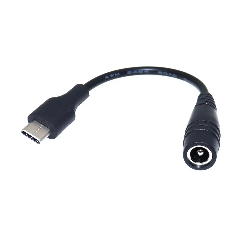 Enchufe de alimentación de CC de 5,5x2,1mm y 4,0x1,7mm, Cable adaptador macho tipo C a Micro USB hembra, impermeable