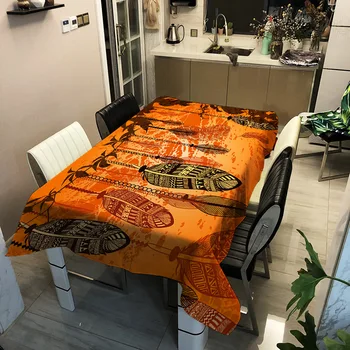 

High Quality Digital Printed Polyester Waterproof Tablecloth