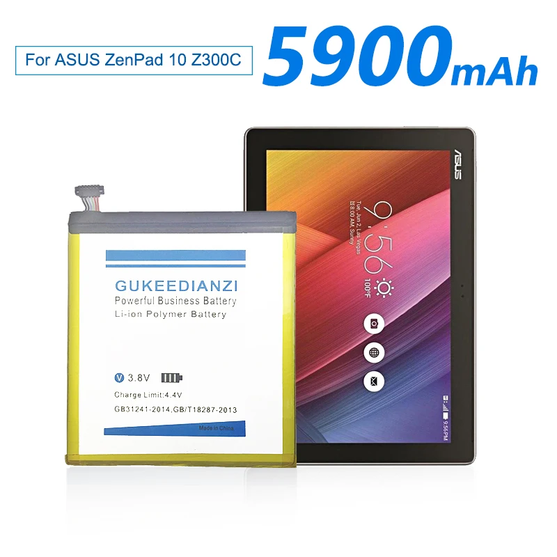 GUKEEDIANZI 59000 мАч C11P1502 планшетный Аккумулятор для ASUS ZenPad 10 Z300C Z300CL Z300CG высококачественные Сменные Аккумуляторы