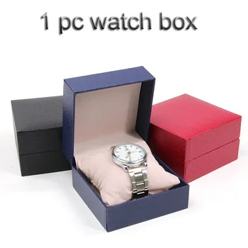 

Watch Box Jewelry Wrist Watch Durable Hard Case Square Gift Box For Bracelet Bangle Boxes Gift Box Storage Box 1Pcs