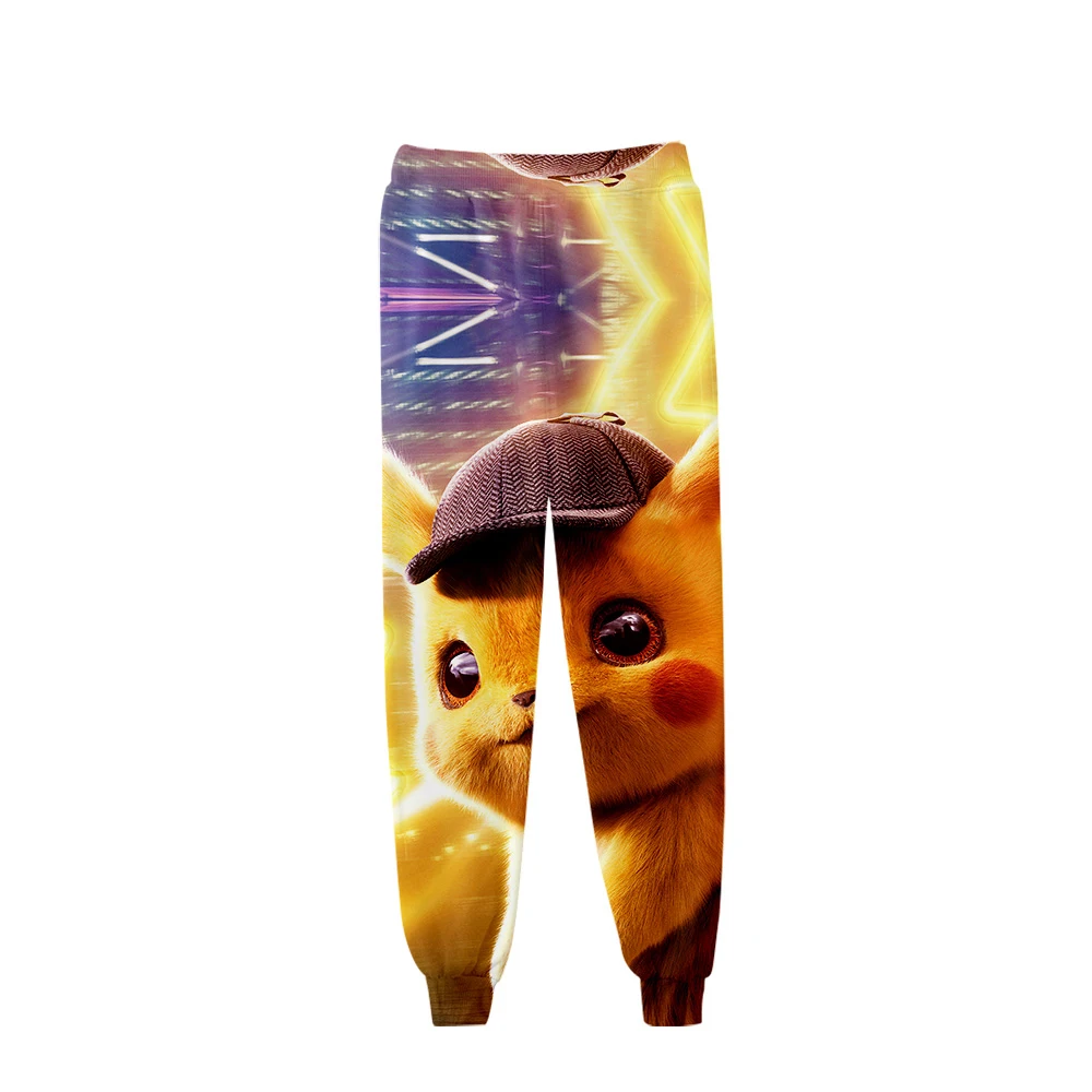 Новые Покемон детектива Пикачу Pantalon Femme высококачественные спортивные узкие брюки модные популярные трендовые удобные повседневные брюки