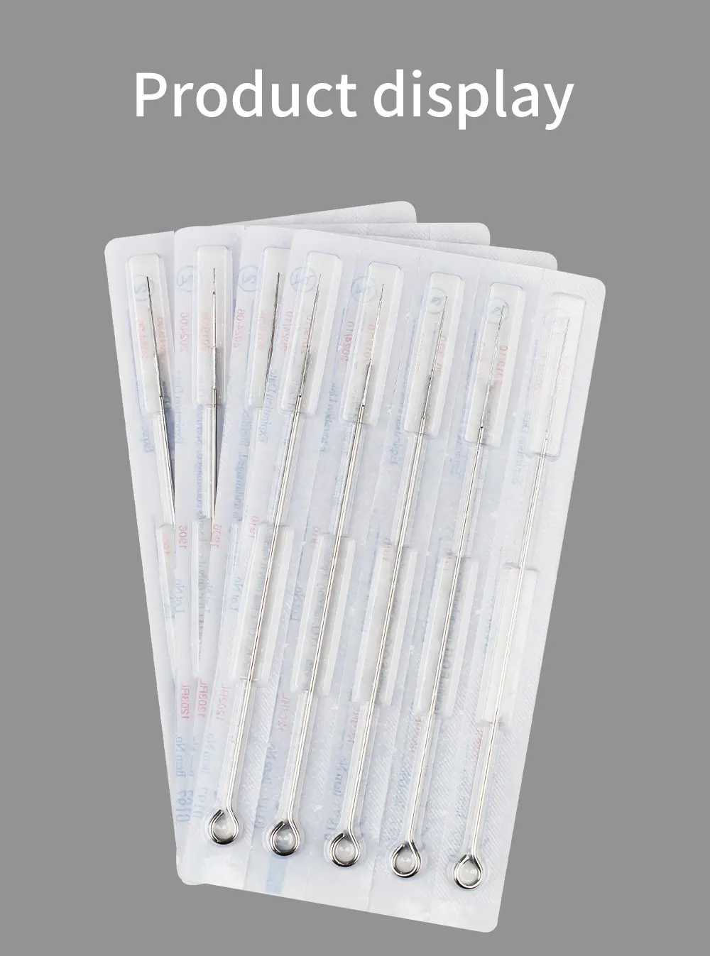 50pcs Round Liner Tattoo Needles Sterilize 1RL 3RL 5RL 7RL 9RL 11RL 13RL 15RL 18RL 0.35MM Disposable Tattoo Needle