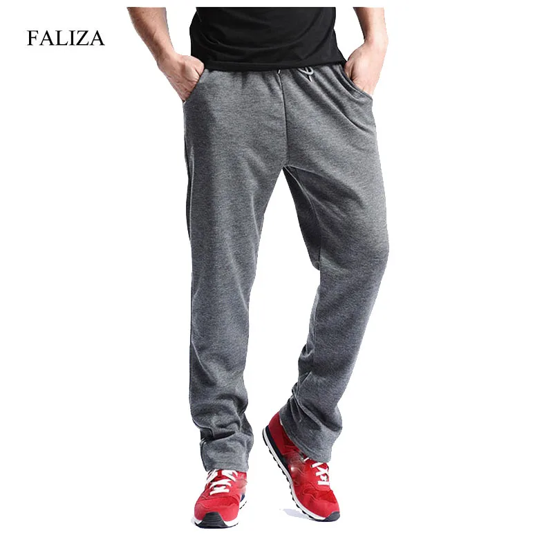 Winter Pants Jogger Fleece Mens Straight FALIZA Thick Casual CK-D Mirco New