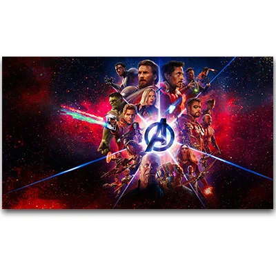 Союз Мстителей 4 Шелковый плакат Manwei персонажи для спальни декоративная картина Marvel фильм настенные картины для гостиной - Цвет: 18