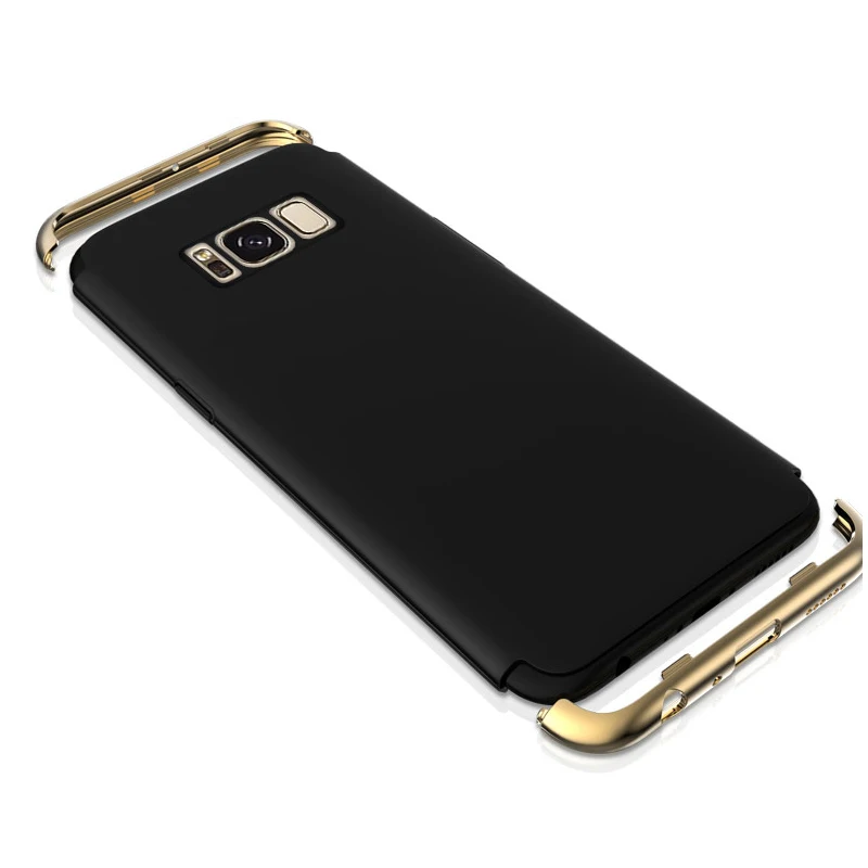 С гальваническим покрытием противоударный жесткий чехол для samsung Galaxy S6 Edge Plus M20 M40 A3 A5 A7 J3 J2 J5 J7 Prime Duo J6 плюс чехол