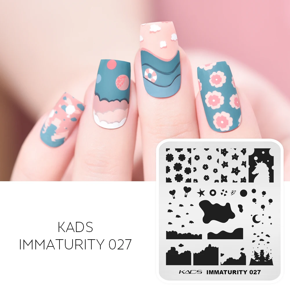 1PC Nail Stamp Plate Chinese Style Lines Pattern Design Nail Art Image Template for DIY Nail Decoration Printing Tool for Stamp 4