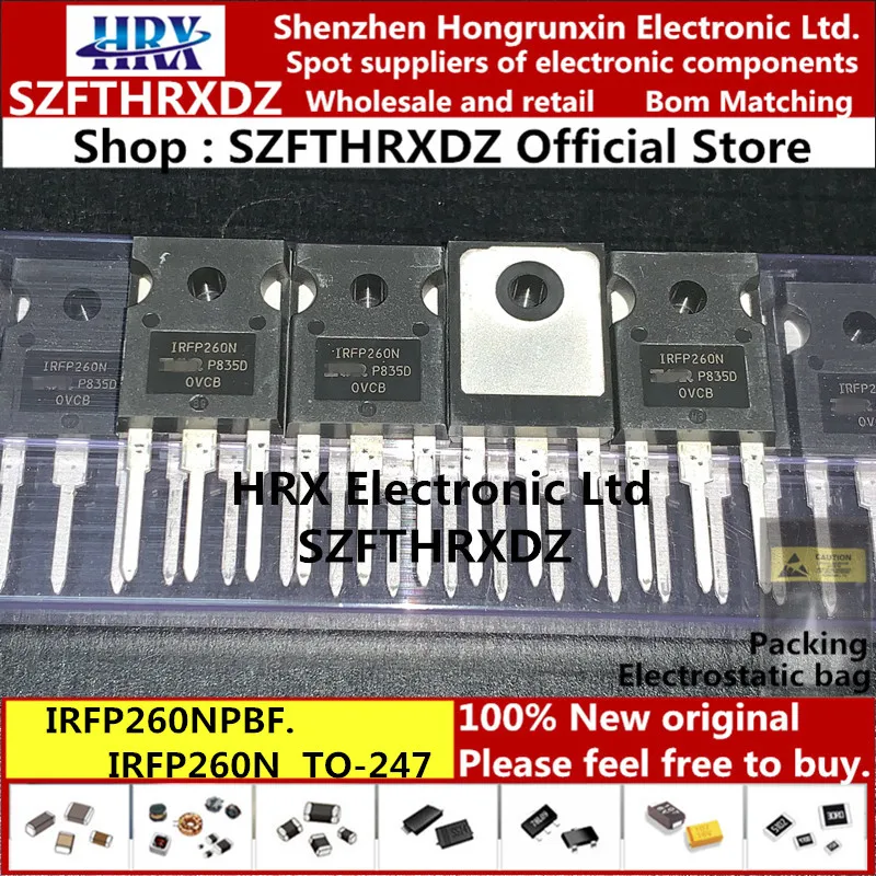 IRFP260NPBF TO247 IRFP260N TO-247 MOSFET MOSFT 200V 49A 40mOhm 156nCAC TO-247 25 шт/трубка(25 шт
