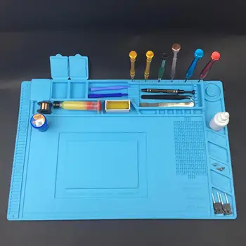 

1 PC Working Mat Working Mat Small Parts Mat Small Parts Work Pad For Repair Working Heat-Resistant Pad Platform